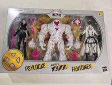 Marvel Legends Psylocke  Nimrod  Fantomex X-Men 3-Pack X-Force Open Box Amazon