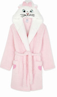 Disney Arsitocat Marie 3D Hooded Soft Fleece Dressing Gown 2XS-2XL Xmas Gift