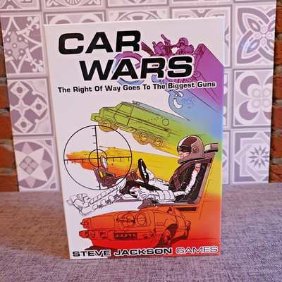 Car Wars 4th Edition Steve Jackson Games Driving RPG - 100% Komplett Box Set