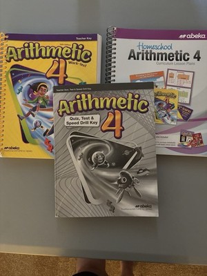 Abeka Homeschool Arithmetic 4 Traditional Series Teacher Key Quiz/Test Key