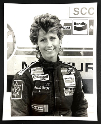1980s Deborah Gregg Woman Female Road Racer Bendix Trans-Am Vintage Press Photo