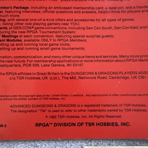 AD&D R1 To The Aid Of Falx D&D Module RPGA TSR Frank Mentzer VGC - Picture 6 of 16