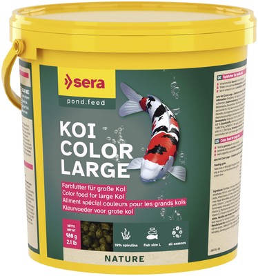 7025 KOI Color Large 2.2 lb 3.800 ml Pet Food, Size