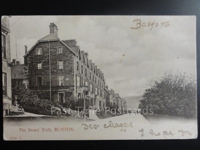 Derbyshire: Buxton DER BREITE SPAZIERGANG um 1905 Kneipe von Hartmann