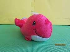 1998 Precious Moments - Tender Tails - Enesco - Plush, Bean Bag, Red Whale