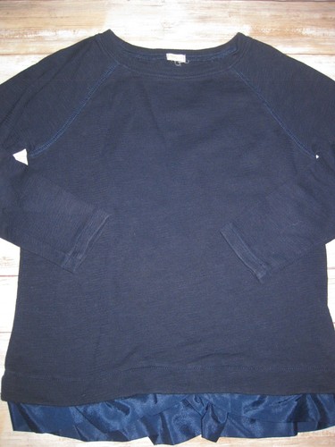 CrewCuts Girls 8 10 Embellished Long Sleeve Sweat Shirts Lot Blue Red - Picture 5 of 7