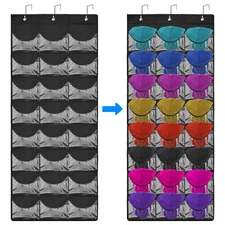 24 Hat Rack Organizer Baseball Holder Storage Hanger Door Wall Coat Caps Stands