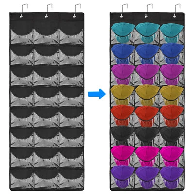 NSIOUTLET 24 Hat Rack Organizer Baseball Holder Storage Hanger Door Wall Coat Caps Stands