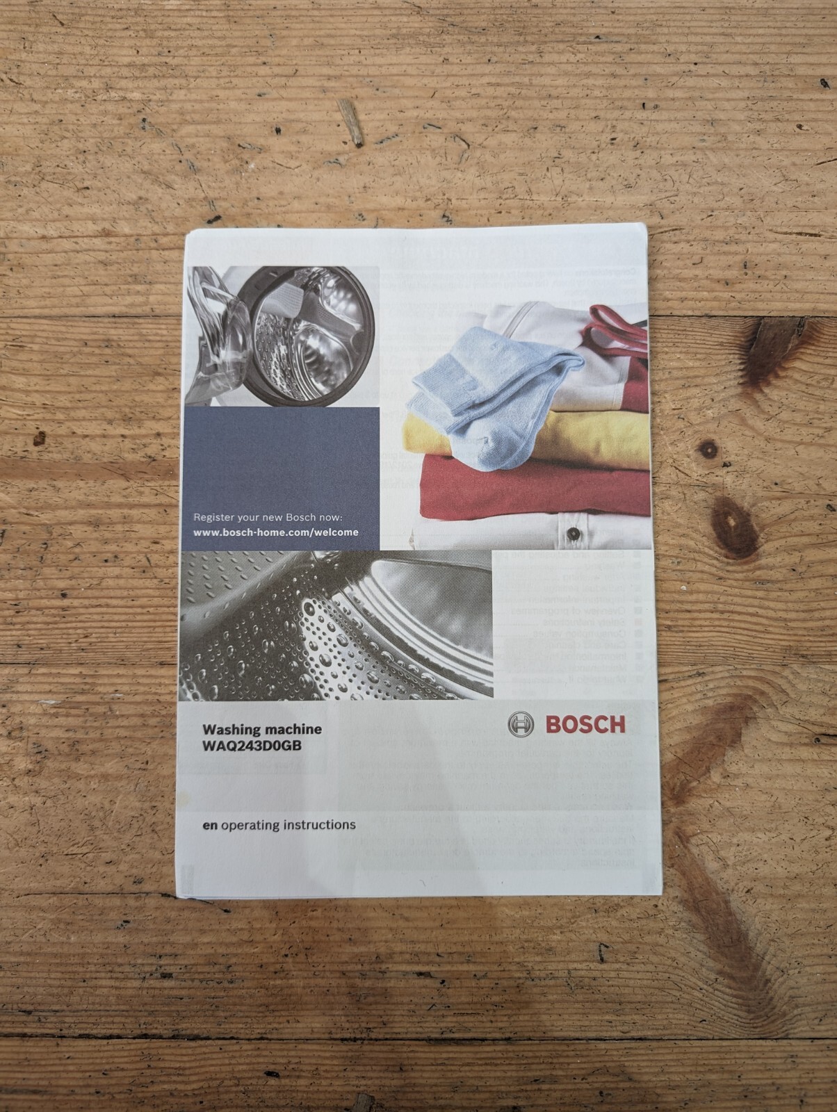 Bosch Vario Perfect WAQ234D0GB washing machine good working condition