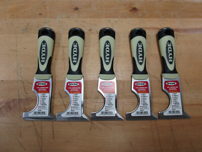 5 x Hyde 6-In-1 Painter's Tools (#06992) 2-1/2-Inch Stiff Blade