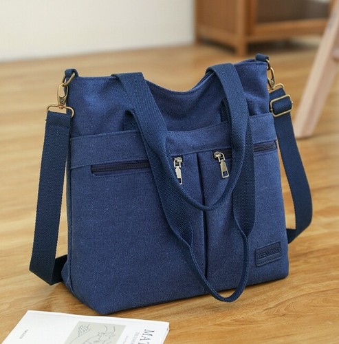 Canvas Bag Multi-function Large Capacity Adjustable Weekend Vacation Travel - Imagen 28 de 28