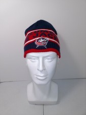 NHL Columbus Blue Jackets Hockey Team Logo Winter Knit Hat Youth