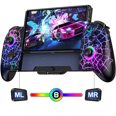 Wireless Switch Controller for Nintendo Switch/OLED,Hall Effect One-Piece Joypad