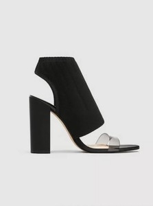 zara plastic heels
