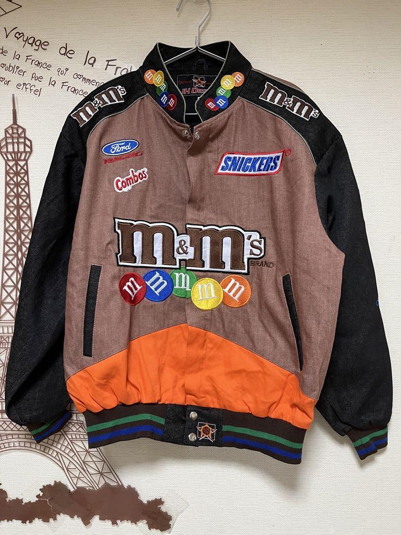 JH DESIGN m&m's racing jacket Size L Brown | eBay JH DESIGN m&m's racing jacket Size L Brown | eBay