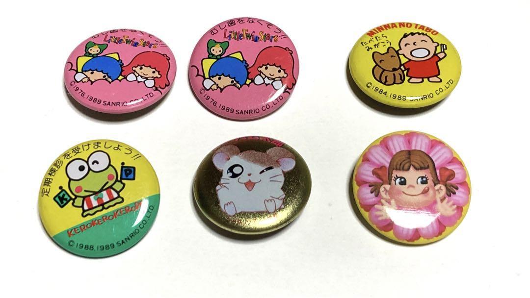 Tottoko Hamtaro Mini badges bundle Anime character Animation