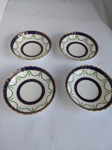 Antique Minton John Mortlock Saucers Plates - Picture 2 of 5