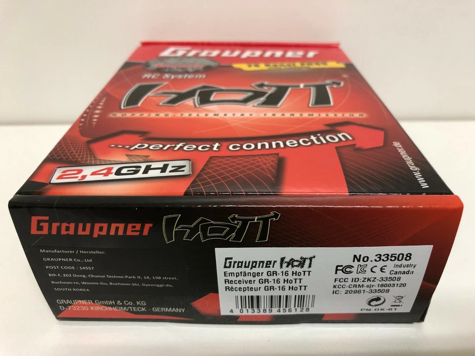 GR16 8 Kanal Graupner Empfänger 33508 OVP Neu  - Bild 3 von 4