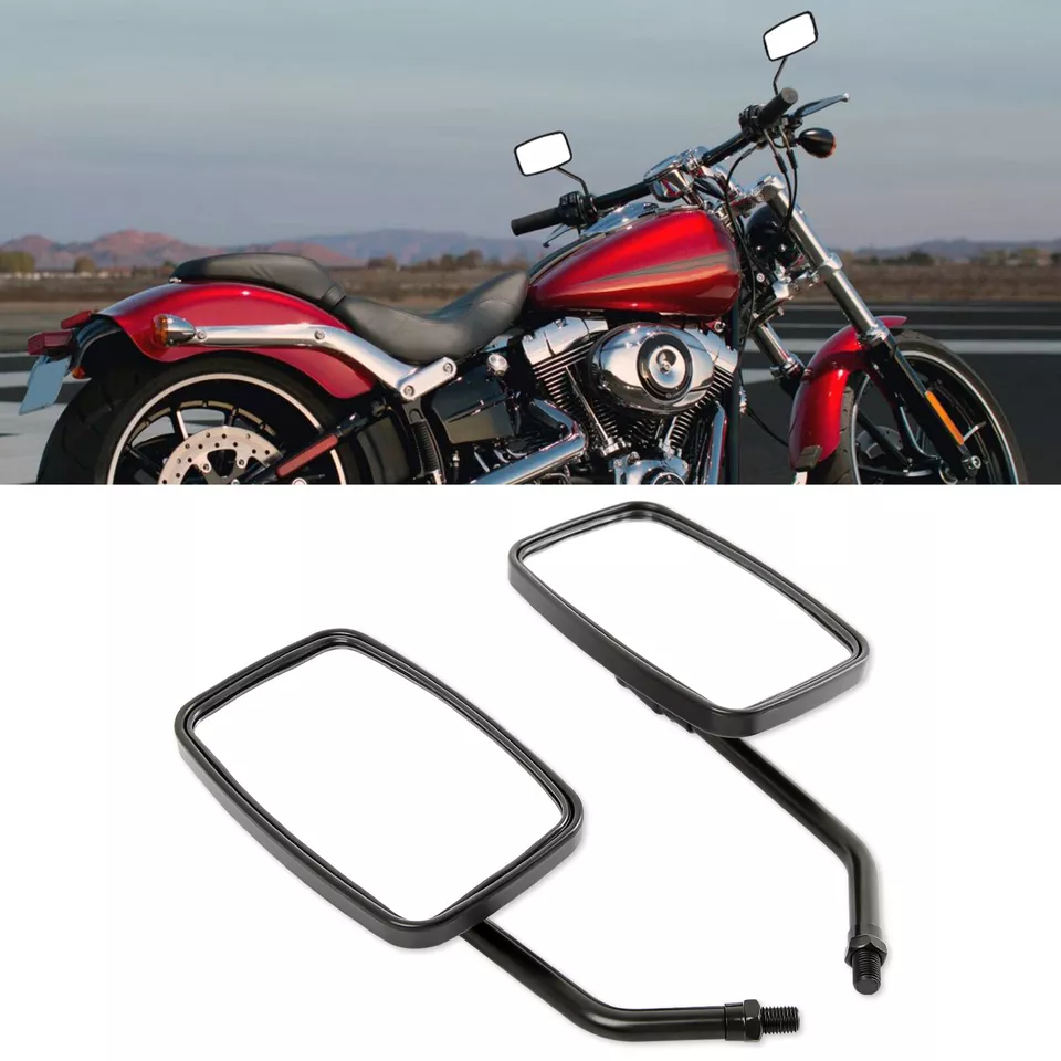 Espejos retrovisores negros para motocicleta Honda Shadow Spirit 750 1100 VT750 VLX600 VTX1100 Foto 2 de 4