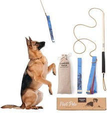 Flirt Pole For Small Or Medium Dogs - 26 Inch With 70 Inch Rope An