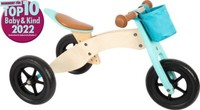 Laufrad-Trike Maxi 2 In 1 Holz Ca. 72 X 38 X 45 Cm, SitzhöHe Ca. 25 - 33 Cm