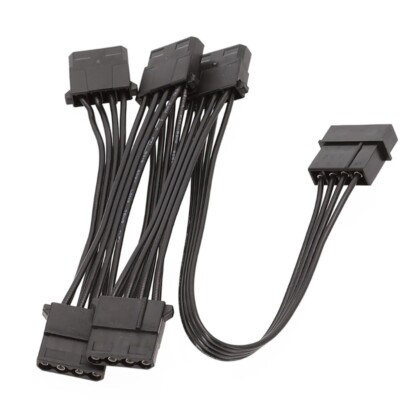 Big 4Pin IDE to Power Adapter Cable Hard Disk Data Cable Power