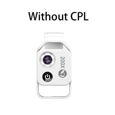 200X HD Microscope Lens for Phone Camera Lens Phone Mobile Macro Lens with 6 LED