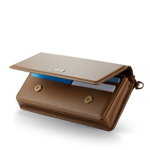 For iPhone 16 Zipper Women PU Leather Crossbody Card Holder Wallet Cover - Picture 15 of 51