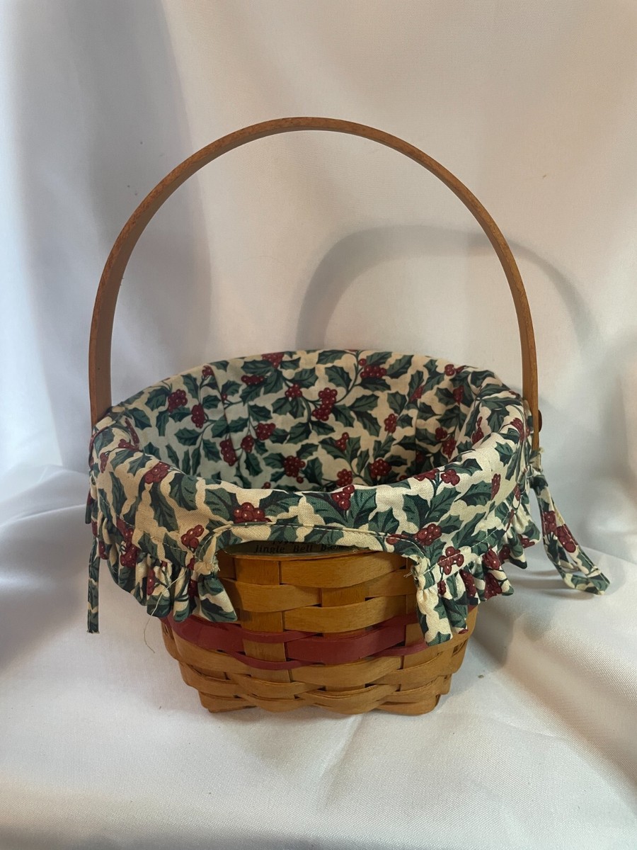 LONGABERGER BASKETS 手編みバスケット 1994年製 VTG 1994 Longaberger Basket with Liner Signed PAN | eBay