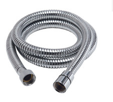 Housler Hi Flow 12mm Large Bore 1.25M Long Super shiny Shower Hose