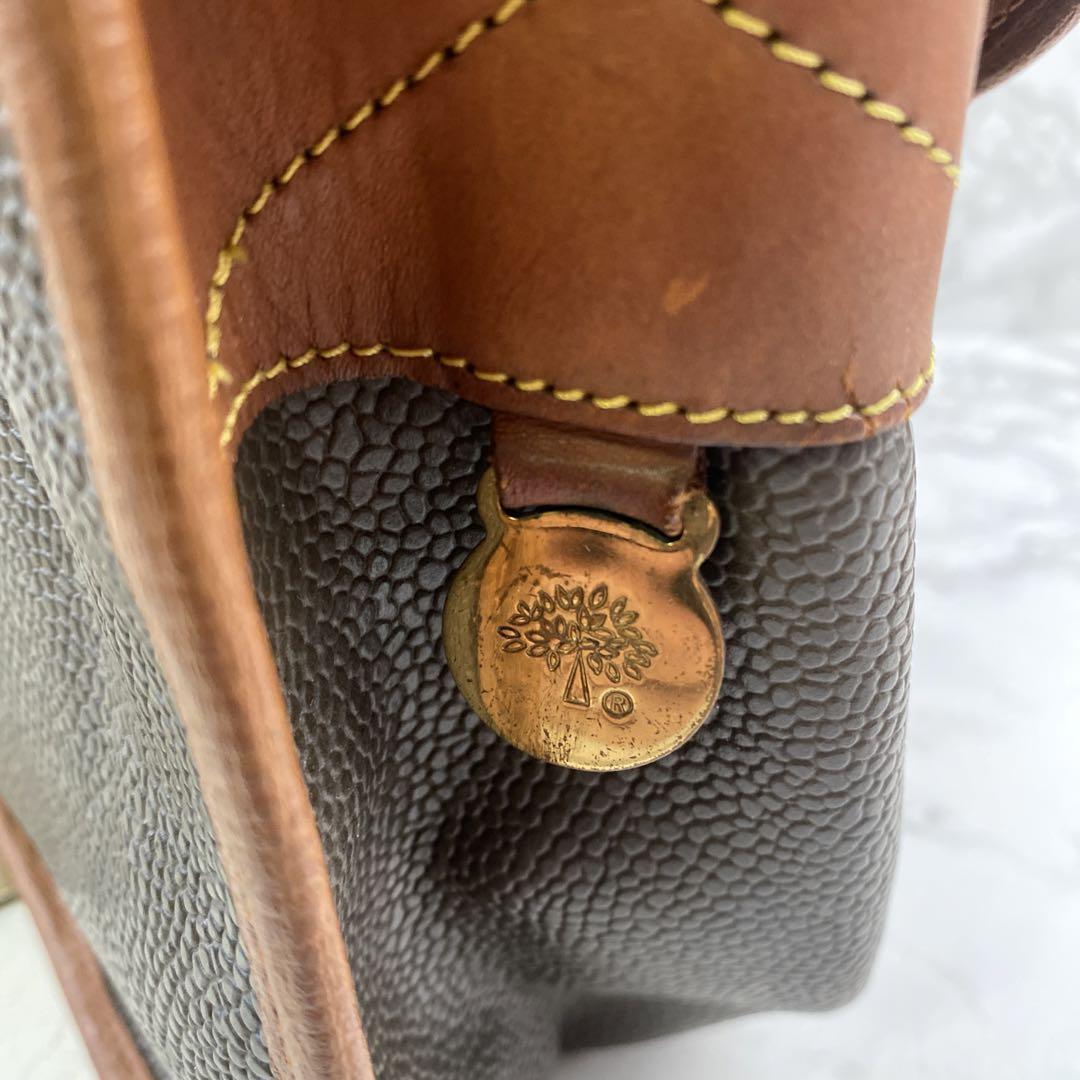 Mulberry メープル　ブラウンレザーバッグ　美品 2025年最新】Yahoo!オークション -mulberry マルベリー バッグ