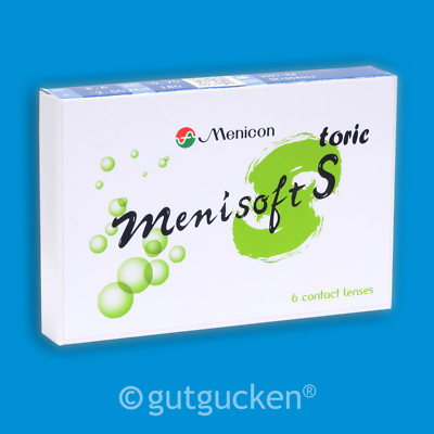 Menisoft S toric 1 x 6 torische Kontaktlinsen Wochenlinsen von Menicon