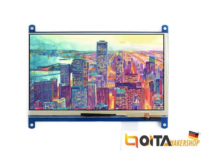 WaveShare 7 Zoll Kapazitives Touch LCD (F)1024x600 Mehrfarbige Grafikdisplay RGB