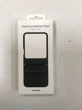 Samsung Flap Eco-Leather Case for Samsung Galaxy Z Flip5 - Black