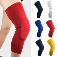 Men Stretch Sports Protectors Basketball Cycling Running Leg Knee Warmer LF003