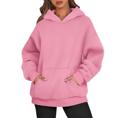 Women's Oversized Hoodies Long Sleeve Pullover with Pockets - Sporty Chic Style - Picture 49 of 63