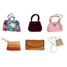 Purses Handbags Wallets Mixed Lot of 6 Bags READ