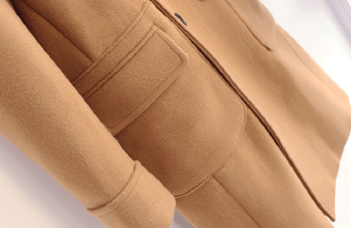 Cappotto uomo 100% lana stile britannico risvolto parka doppio petto FANTASTICO - Foto 11 di 12