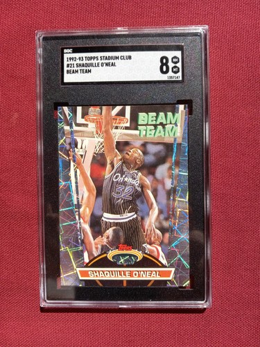 Shaquille O Neal Rookie Card Beam Team SGC 8 EBay
