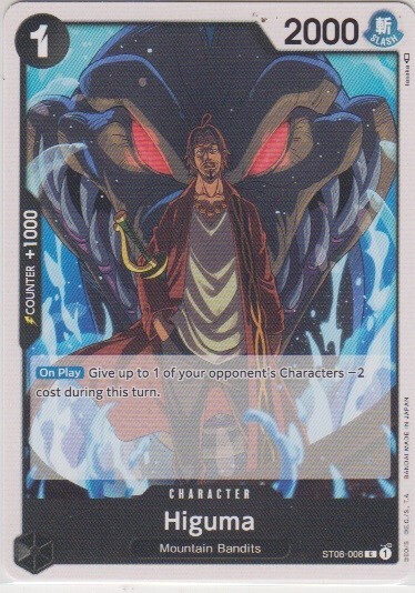 ST08-008 Higuma :: Common One Piece TCG Card
