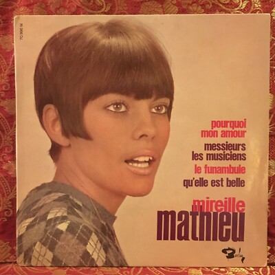 MIREILLE MATHIEU ''Qu'Elle Est Belle'' EP 45 RPM