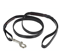 RUGER LEATHER PUPPY & SMALL DOG LEASH Beautiful! High Quality! Made in USA! NWT