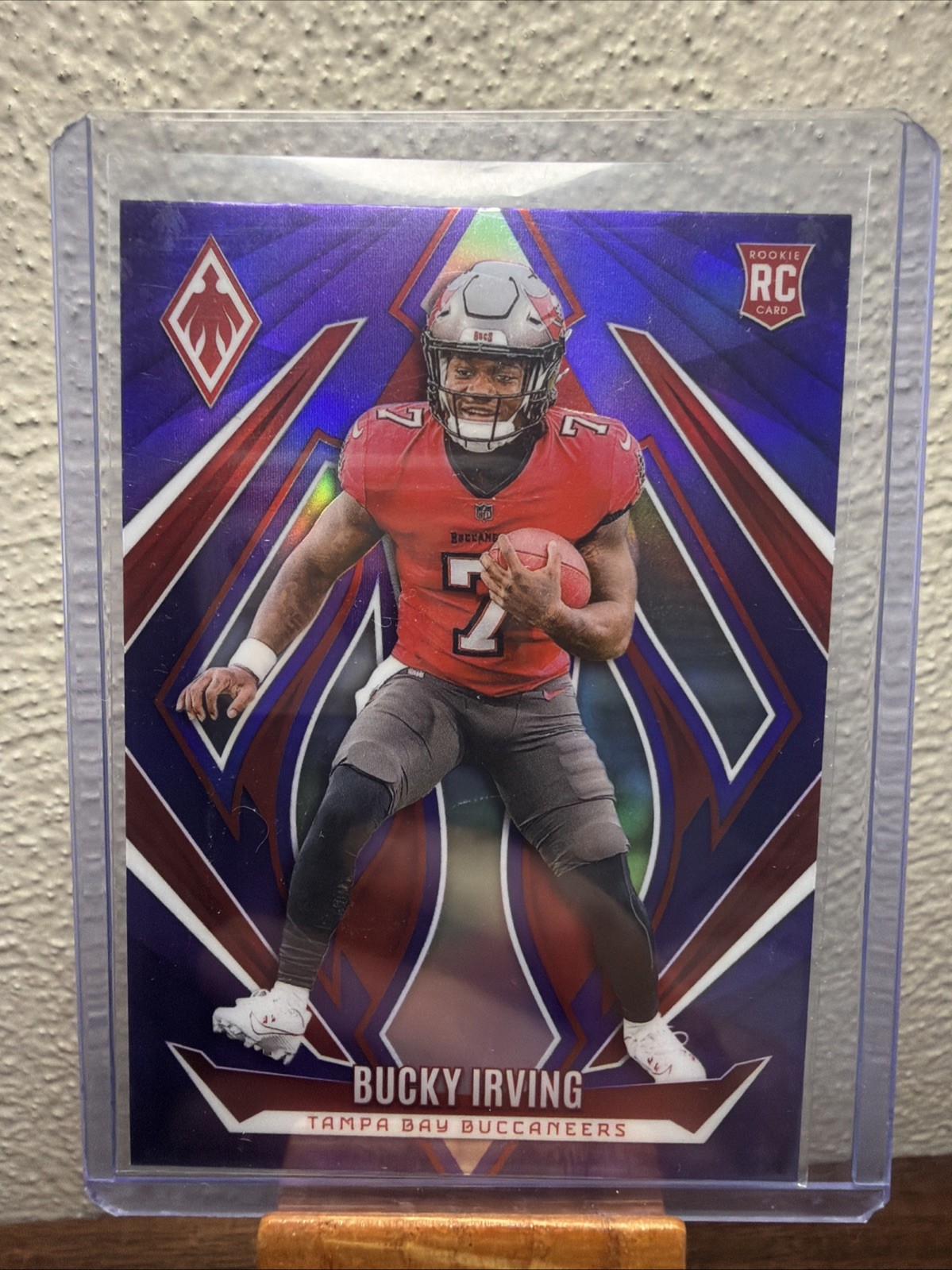 2024 Panini Phoenix - Rookies Bucky Irving #166 Purple Hyper (RC)
