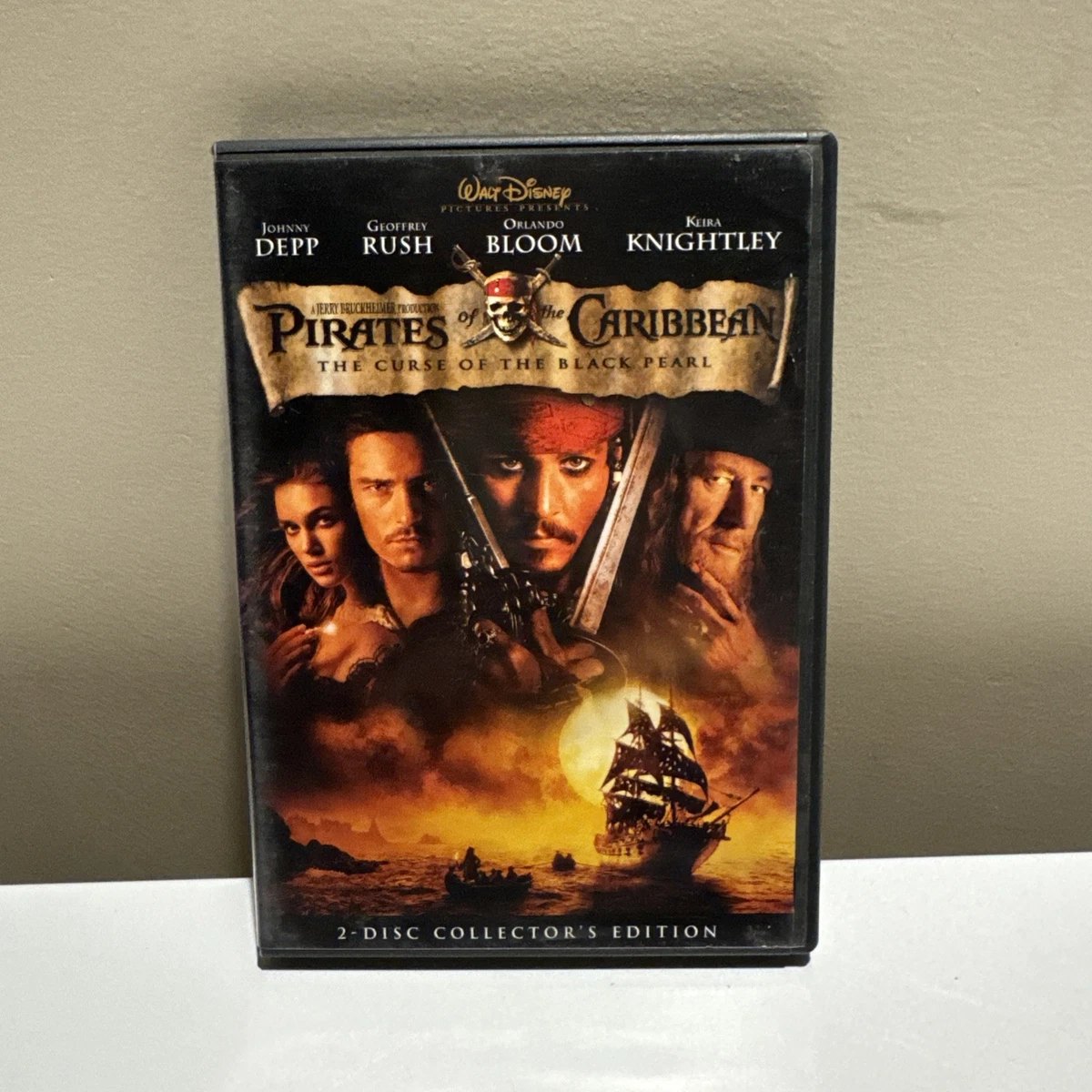 Pirates of the Caribbean: The Curse of the Black Pearl DVDs for