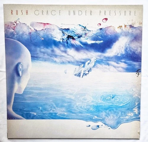 RUSH Grace Under Pressure UK LP + Inner Vertigo VERH 12 NM/NM 1984