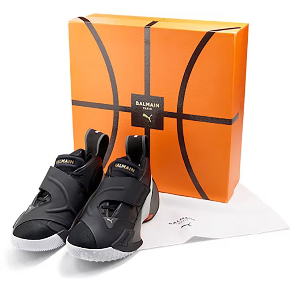 Size Puma x Balmain Court Black for sale online