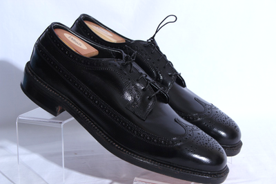 Vintage Lehigh Nettleton Shoes 13 C Wingtip Steel Toe NOS USA New 