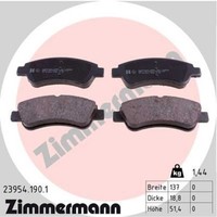 Zimmermann BremsbeläGe Bremsbelegsatz Vorne FüR Peugeot 206 CC 208 CitroëN DS3