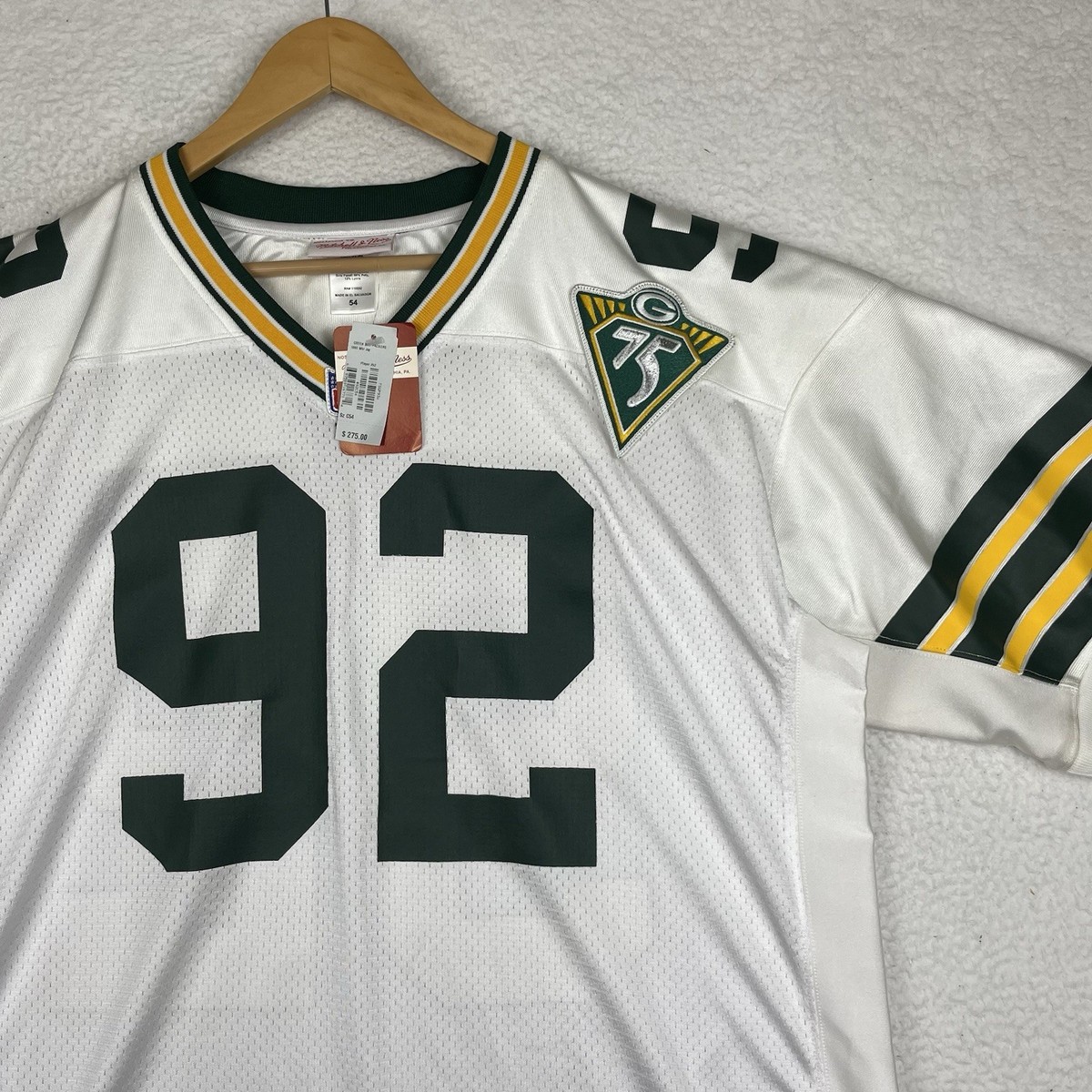 【ヴィンテージ 古着】NFL SALEM レジーホワイト Tシャツ 90's Reggie White Green Bay Packers Nutmeg NFL T Shirt Size Large