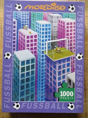 HEYE Puzzle 29148 - Mordillo Fussball Penalty 1000 Teile ca. 48 x 68 cm Fußball